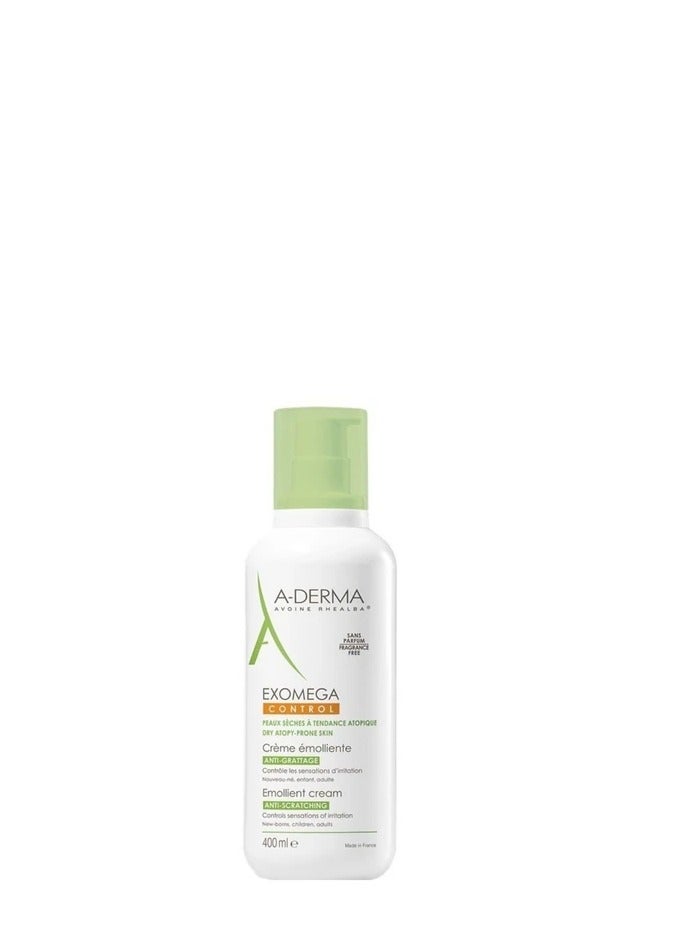 A DERMA EXOMEGA CONTROL EMOLLIENT CREAM 400ML