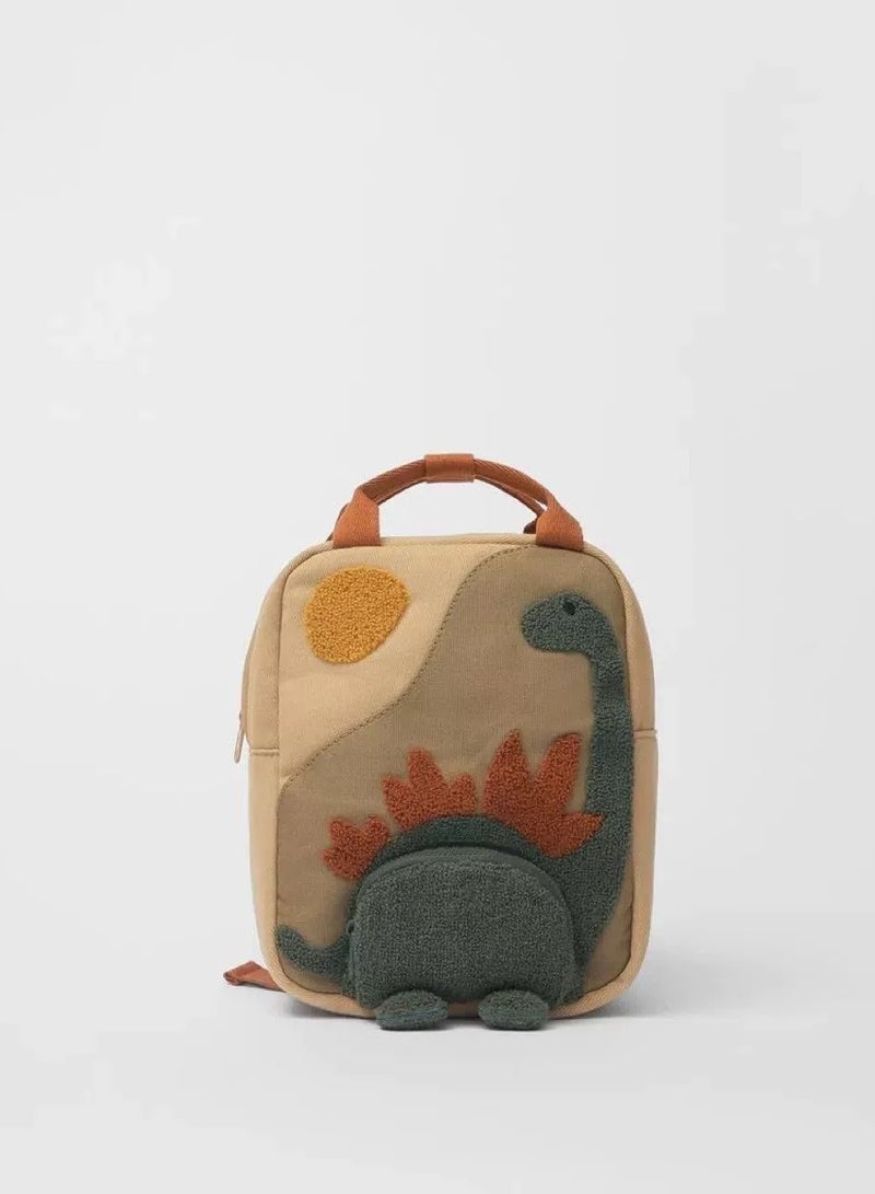 【School season】Little dinosaur children's schoolbag, children's fun schoolbag, mini schoolbag, small capacity schoolbag, children's schoolbag