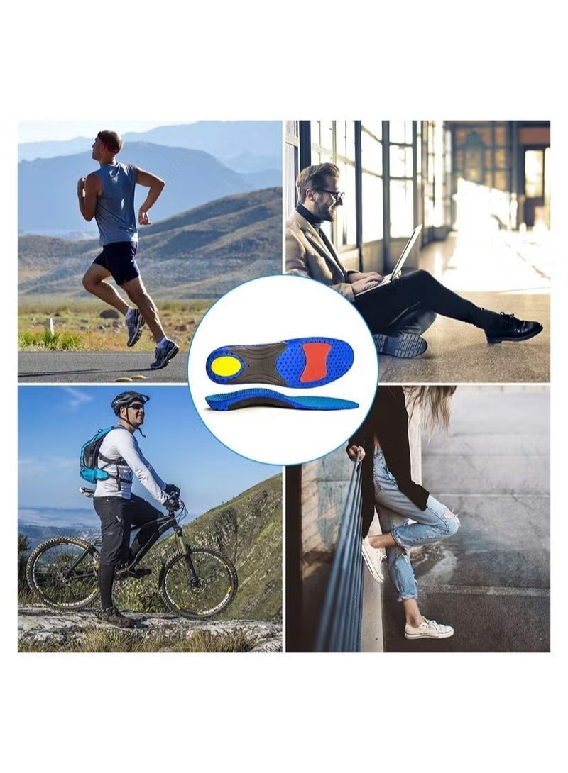 Orthotic Insole High Arch Foot Support Soft Medical Functional insoles Insert for Severe Flat Feet Plantar Fasciitis Pain Valgus Man And Woman