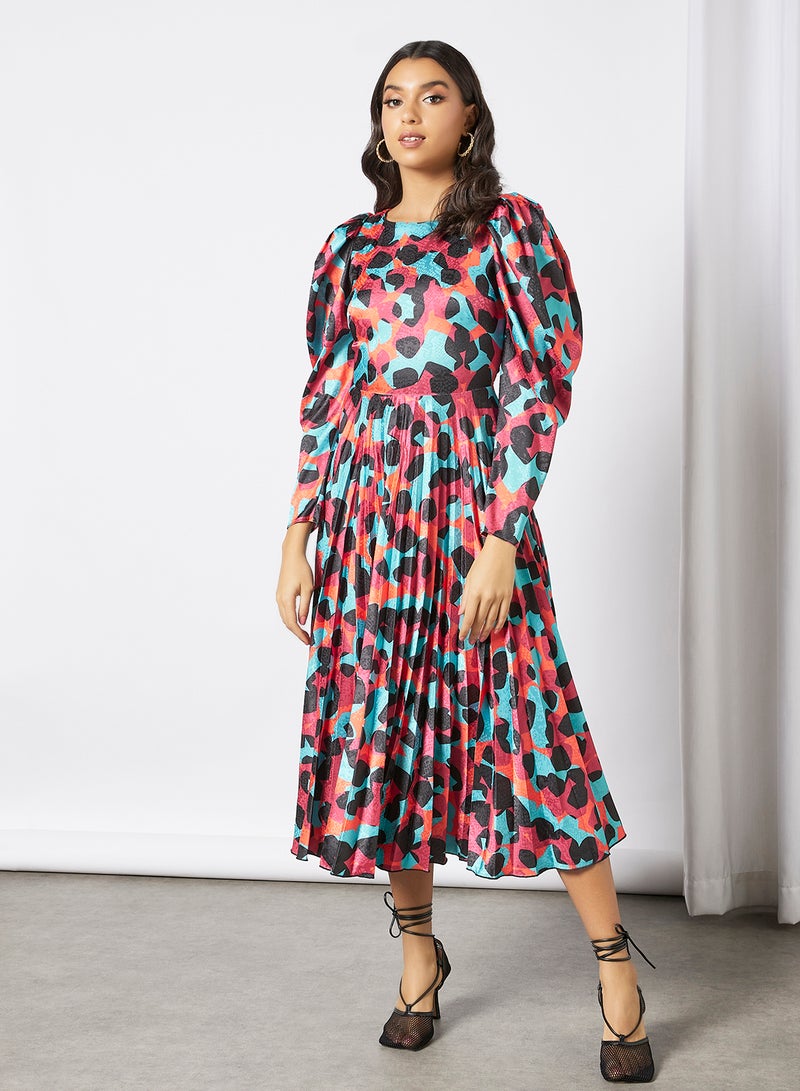 All-Over Print Dress Multicolour