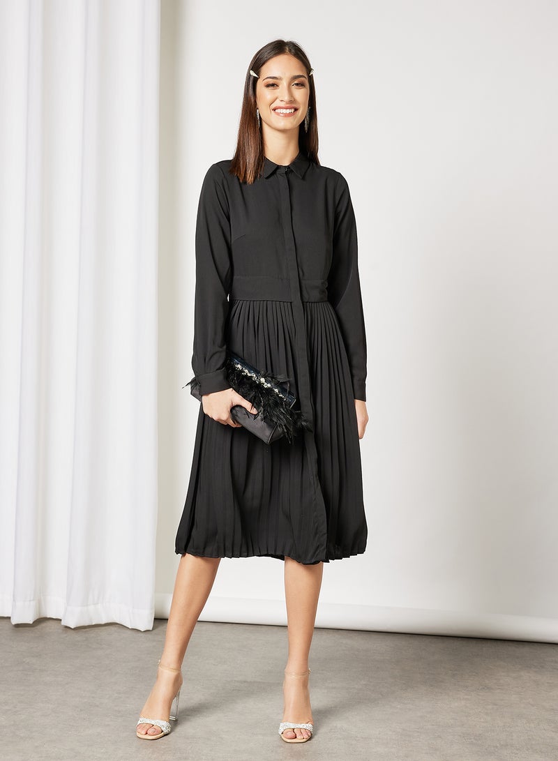 Pino Midi Dress Black