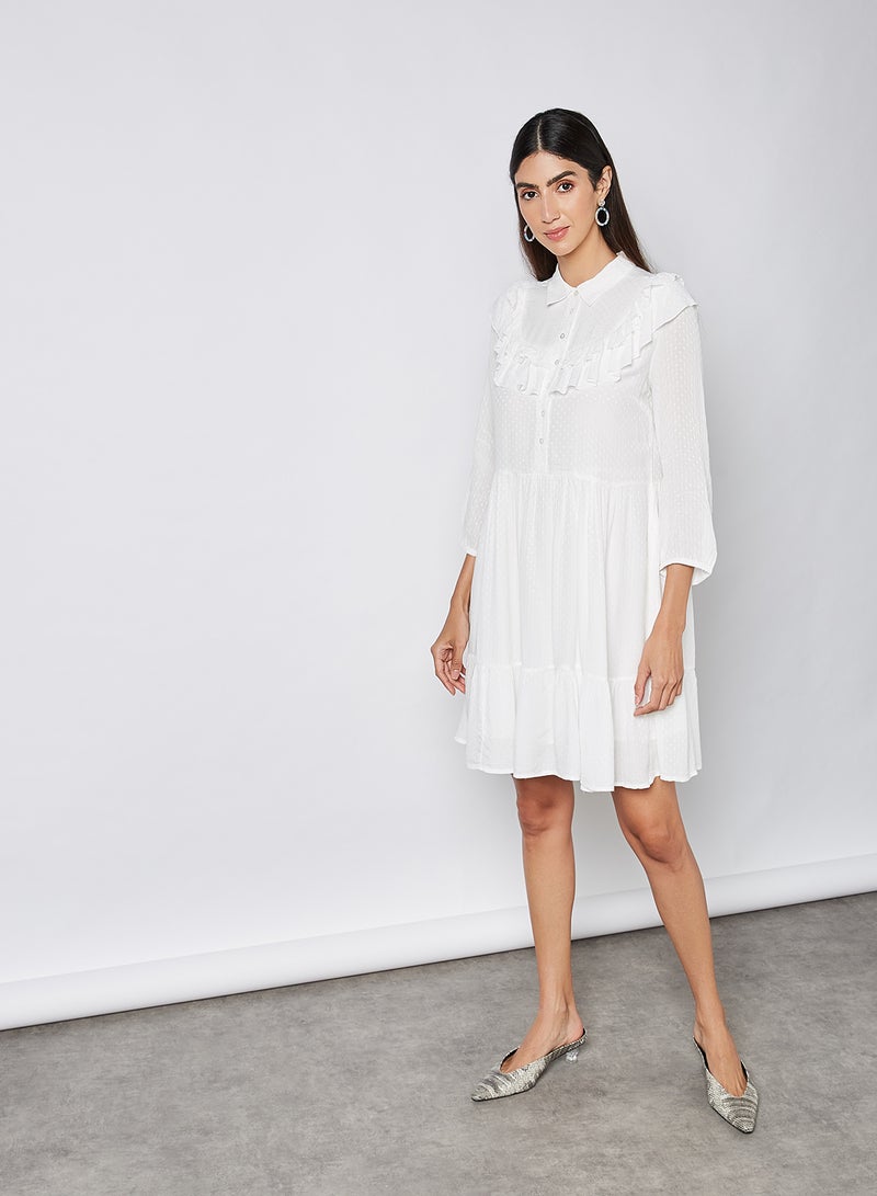 Alva Dress Star White