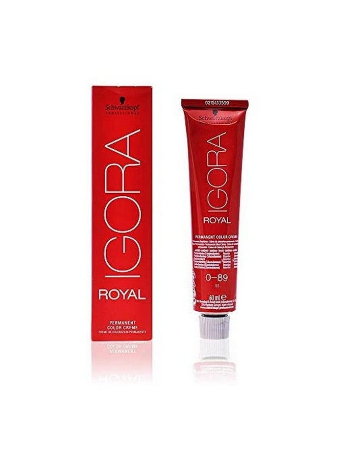 Schwarzkopf Igora Royal Permanent Hair Color 089 Red Violet Concentrate