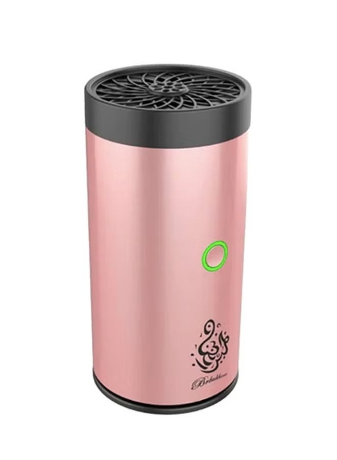 B50 Car USB Type-C Power Rechargeable Incense Burner Rose Gold 14x6x6cm