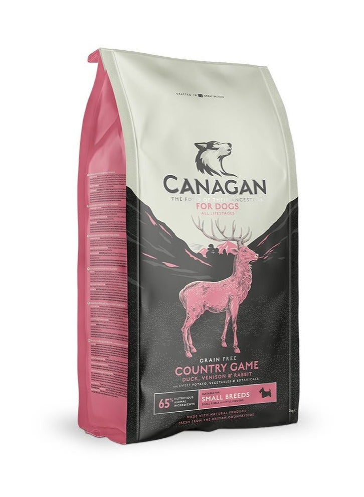 Canagan Country Game Small Breed for Dogs 2KG