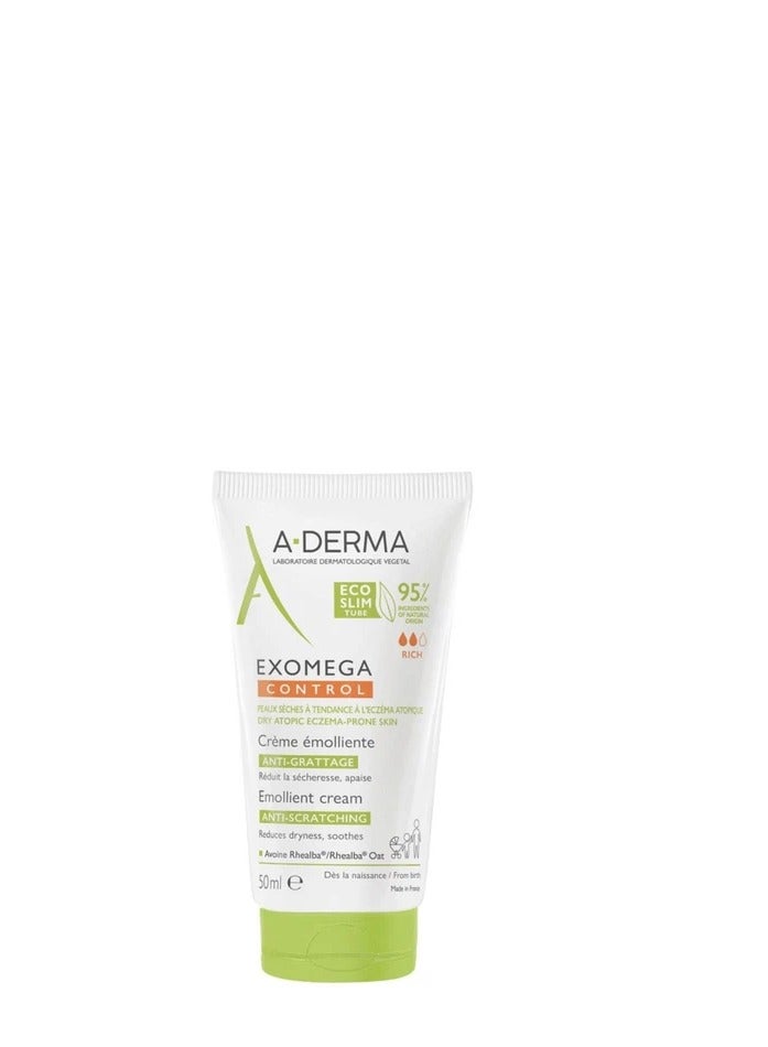 A DERMA EXOMEGA CONTROL EMOLLIENT CREAM 50ML