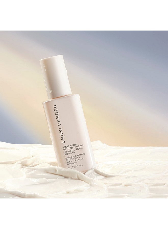 Skincare Hydration Peptide Cream Rich Oilfree Face Moisturizer For Dry Skin Up To 72 Hours Of Hydration Without Clogging Pores 2.5 Fl Oz