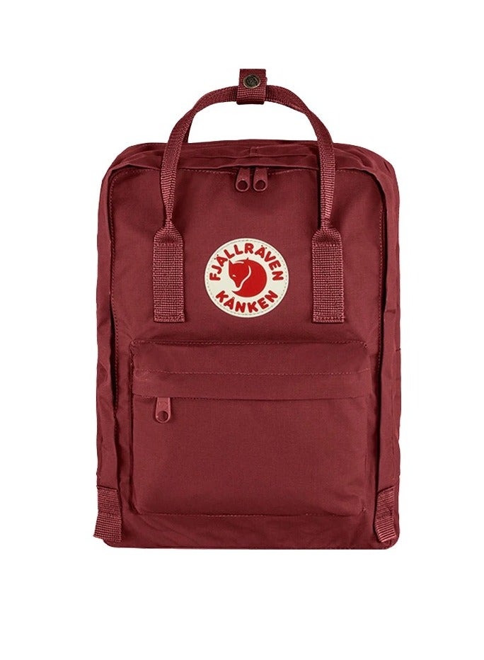 Kanken Classic Casual Backpack Back to School Bag 16 Inches Burgundy Red