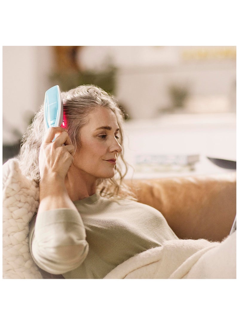 HairMax Ultima 12 Classic LaserComb (FDA Cleared) Hair Growth Device. Stimulates Hair Growth, Reverses Thinning, Regrows Denser, Fuller Hair. Targeted Hair Loss Treatment or Full Scalp Coverage