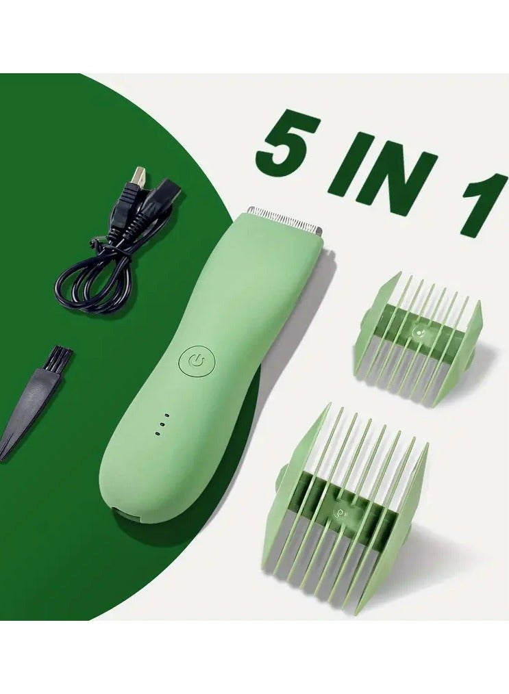 Professional Body Hair Trimmer, Groin&Body Manscape Trimmer For Men, Electric Ball Shaver Groomer, Pubic Grooming Clipper Male Razor Bikini Trimmer For Women, Holiday Gift