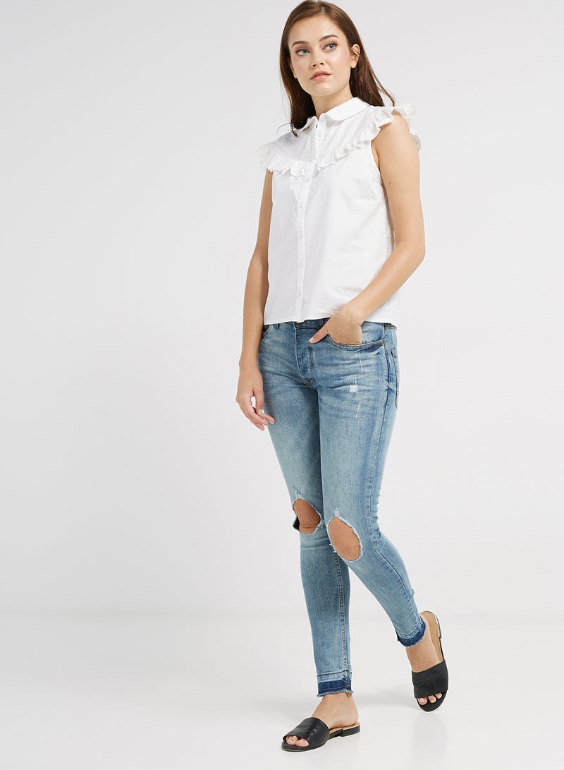 Skinny Fit Jeans Light Blue