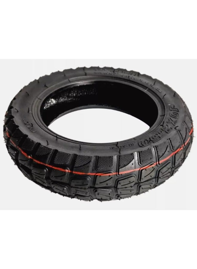 10-Inch 10x2.50 Off-road Pneumatic Outer Tire, Compatible with E10 Electric scooter