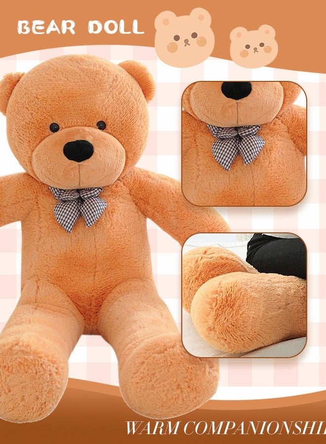 Teddy Bear Plush Stuffed Animals Soft Adorable for Children Girlfriend 31.5 Inch Brown,Children's Plush Toys