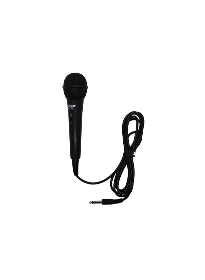 Handheld Wired Microphone 88-C39 Black