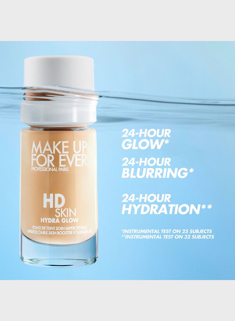 Hd Skin Hydra Glow Foundation  2Y32 - Warm Caramel