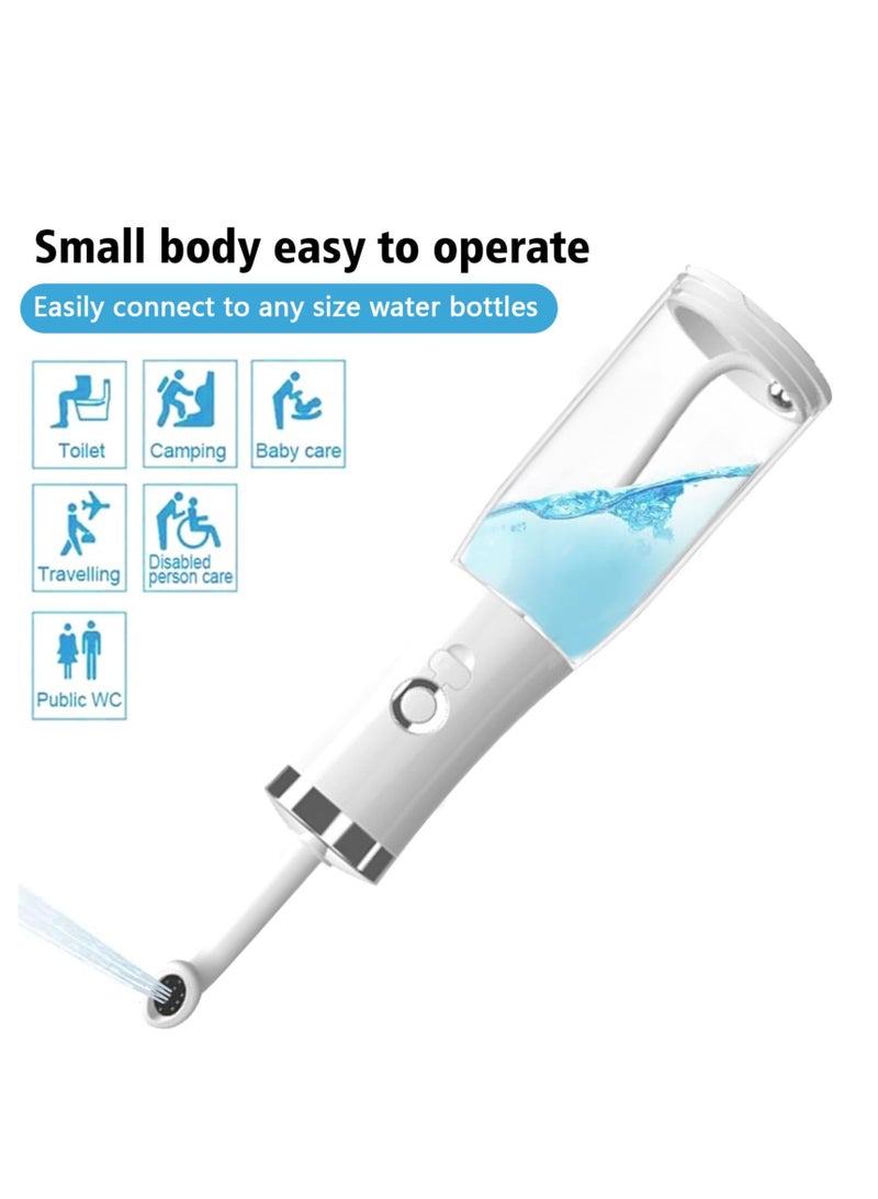 Portable Bidet for Travel, Electric Bidet Shattaf, Rechargeable Handheld Travel Bidet, 4 Level Pressure Toilet Bidet Sprayer with Travel Bag,  for Women,Infants, Hemorrhoid Patients, the Elderly