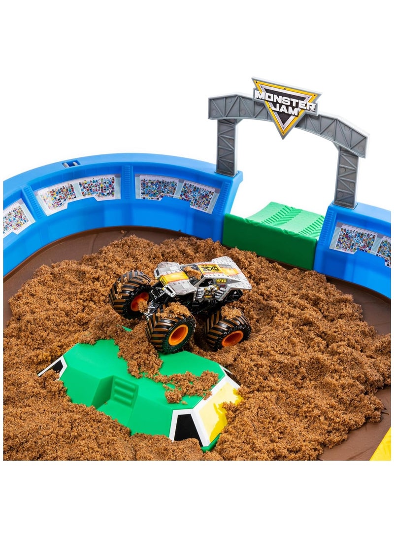 Monster Jam Kinetic Dirt Arena Playset