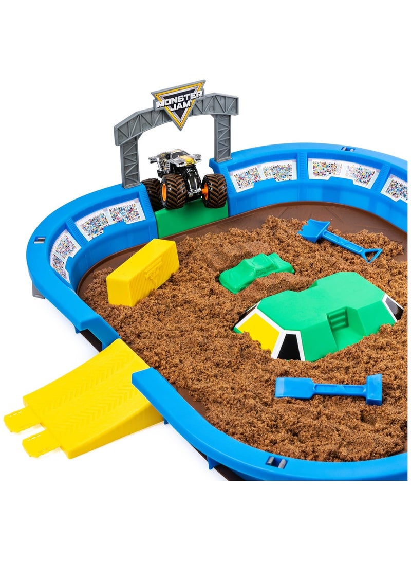 Monster Jam Kinetic Dirt Arena Playset