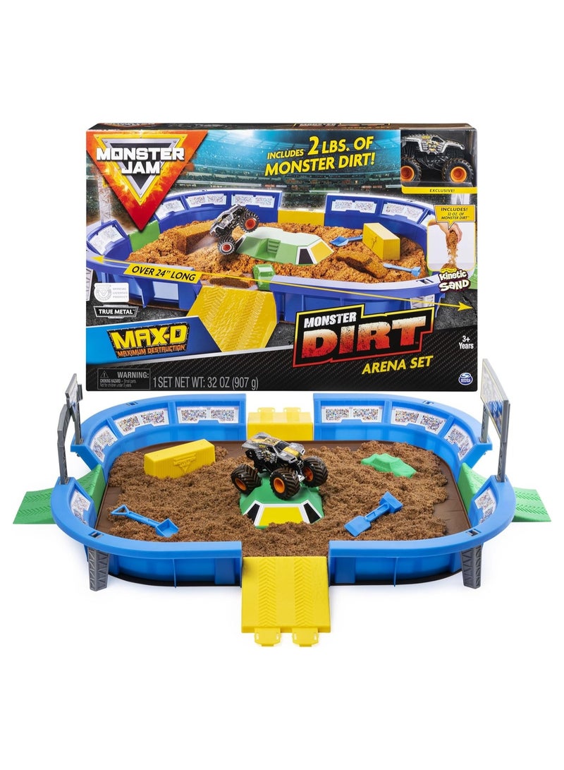 Monster Jam Kinetic Dirt Arena Playset