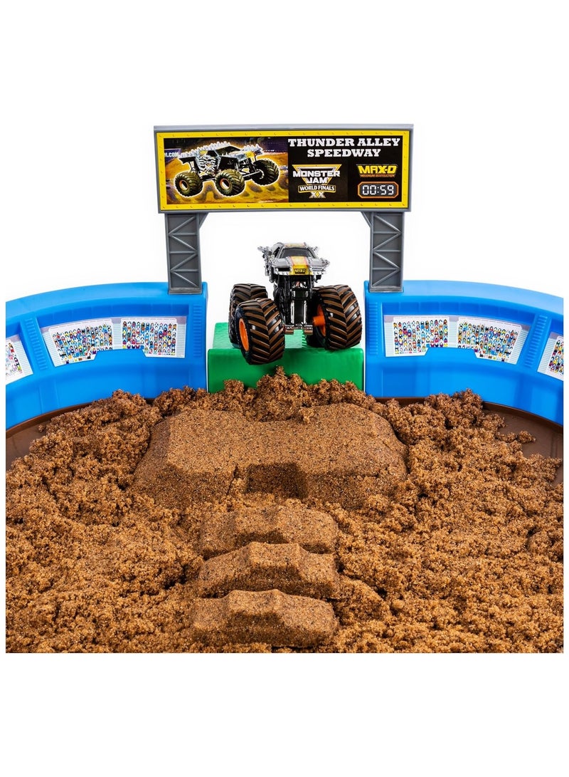 Monster Jam Kinetic Dirt Arena Playset