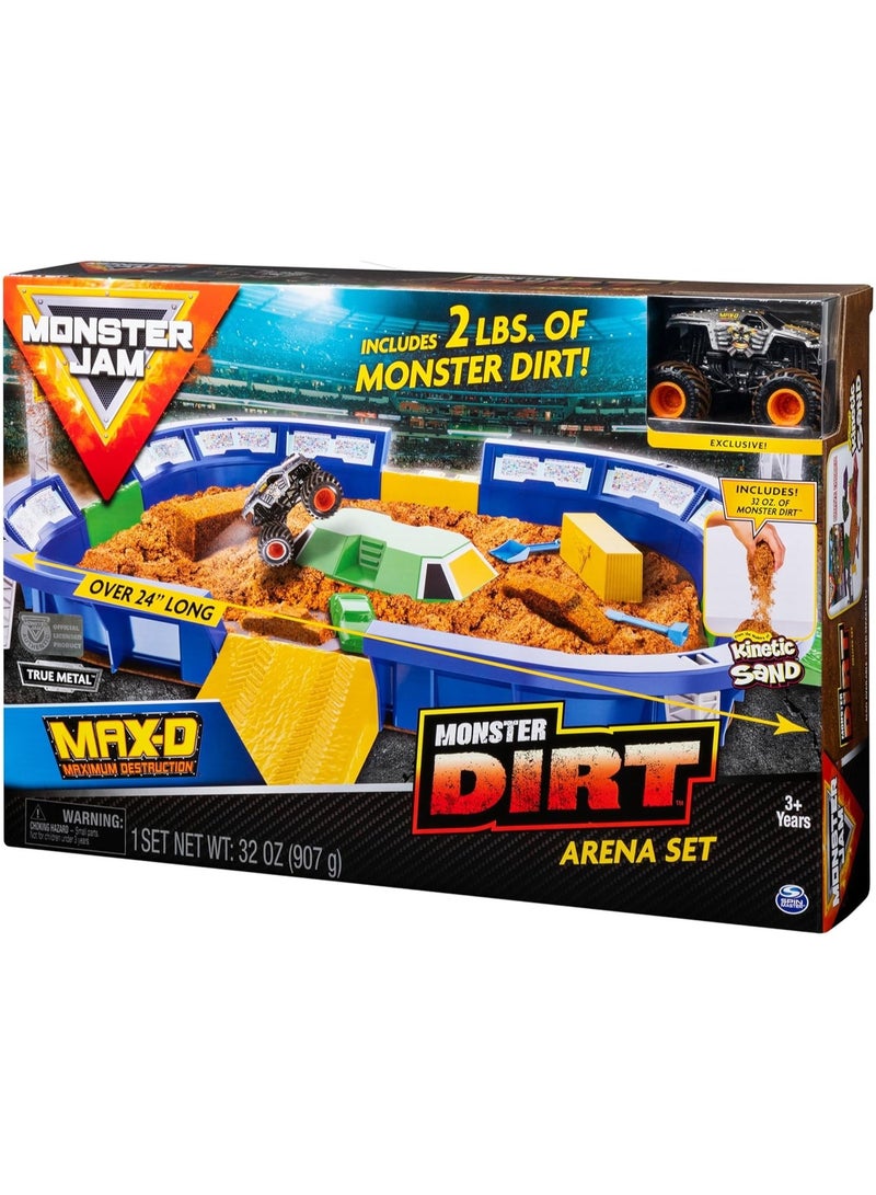 Monster Jam Kinetic Dirt Arena Playset