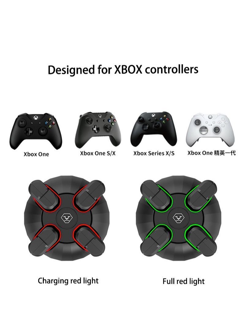 Rechargeable Battery Pack for Xbox Controller, 4x1100mAh with Charger, Charger Compatible Series X|S/Xbox One/Xbox One S/X Controllers