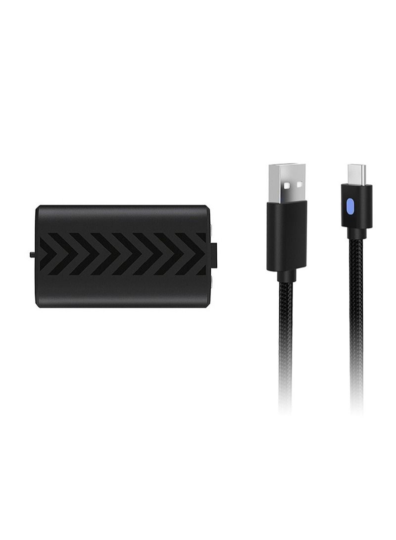 XBOX ONE/X/S Wireless Controller Battery Pack, 1200mAh with USB Type-C LED Indicator Charging Cable