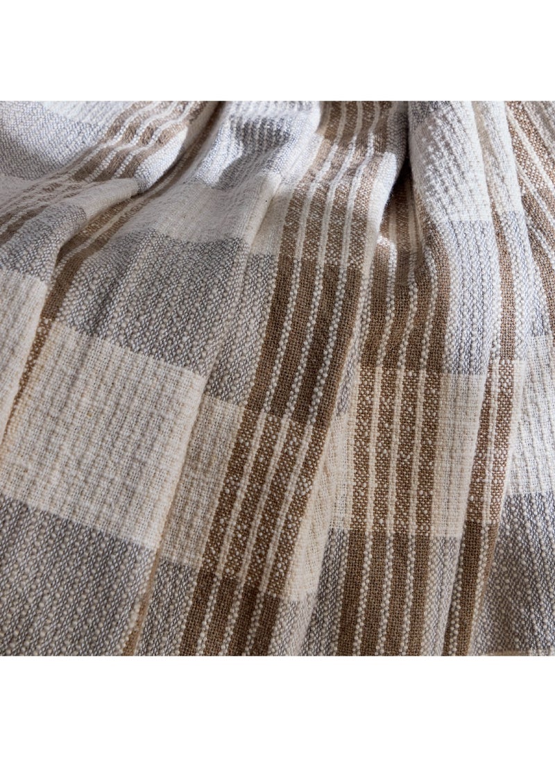 Tampa Check Woven Throw 170 x 130 cm