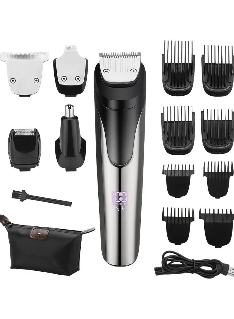 Beard Trimmer for Men, All in One Men's Hair Clipper Hair Trimmer , Mustache Body Nose Ear Facial Cutting Shaver