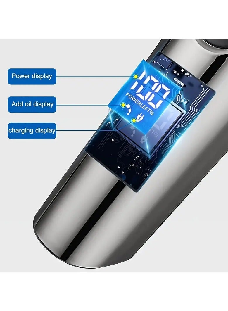 Beard Trimmer for Men, All in One Men's Hair Clipper Hair Trimmer , Mustache Body Nose Ear Facial Cutting Shaver