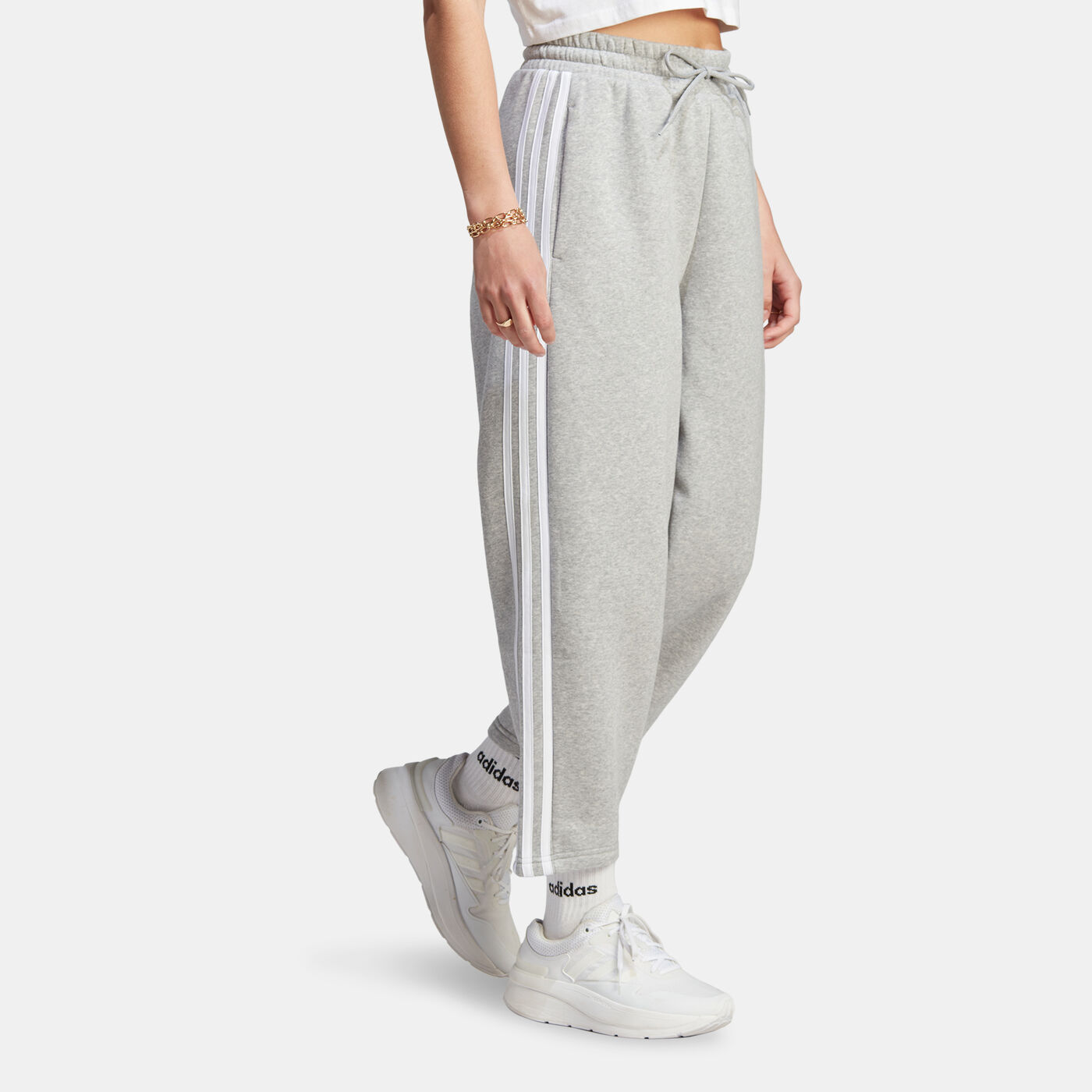 Women's Essentials 3-Stripes Open-Hem Pants