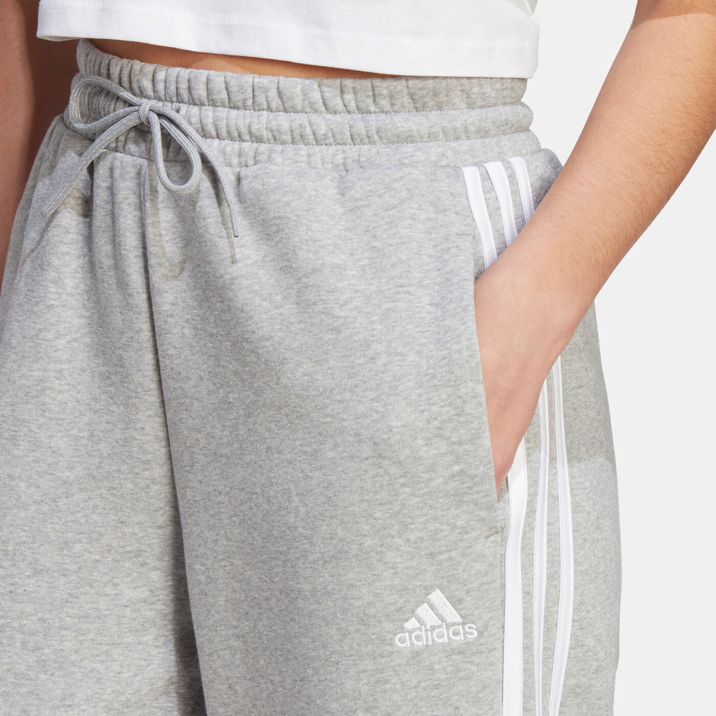 Women's Essentials 3-Stripes Open-Hem Pants