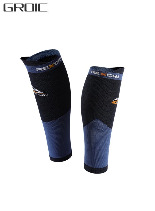 Calf Compression Sleeves,Leg Compression Sleeve -Leg Socks Calf Brace For Running, Cycling, Travel for Leg Cramp Relief, Varicose Veins