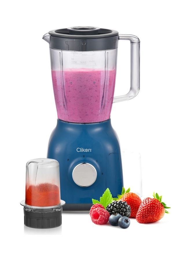 2 in 1 Countertop Blender BPA Free Jars, Wet and Dry Grinder Jar 1.5 L 350.0 W CK2630 Blue