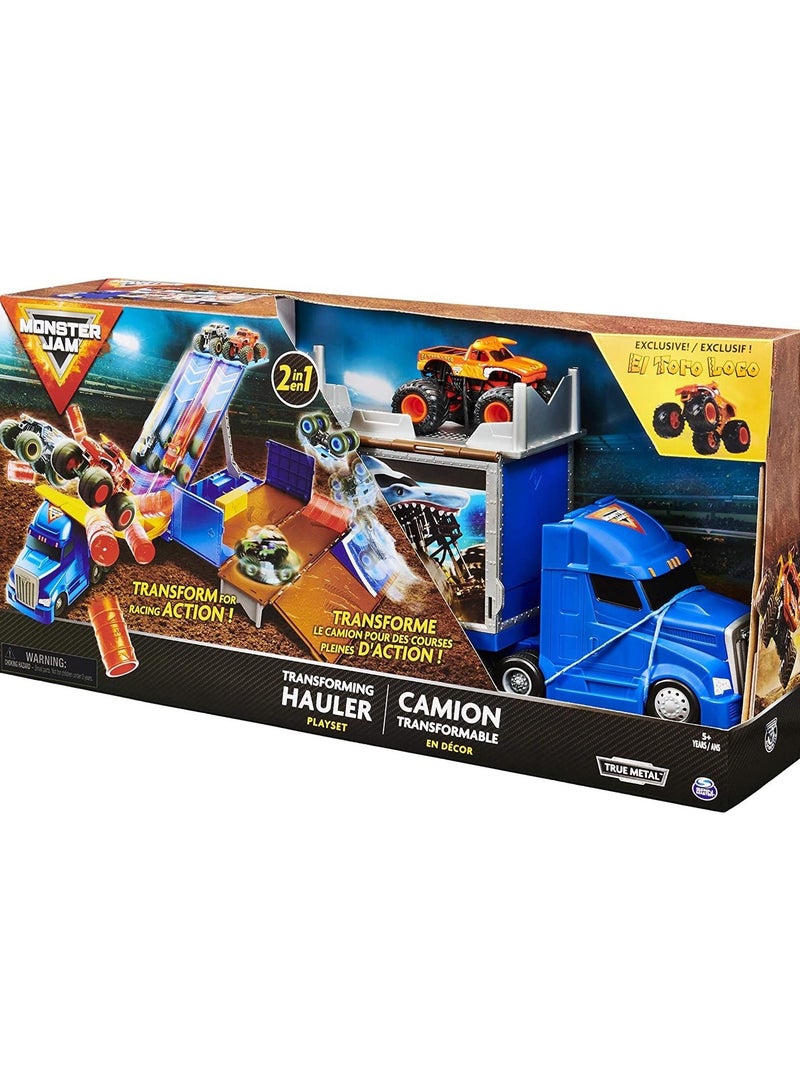 Monster Jam 1:64 Hauler Playset