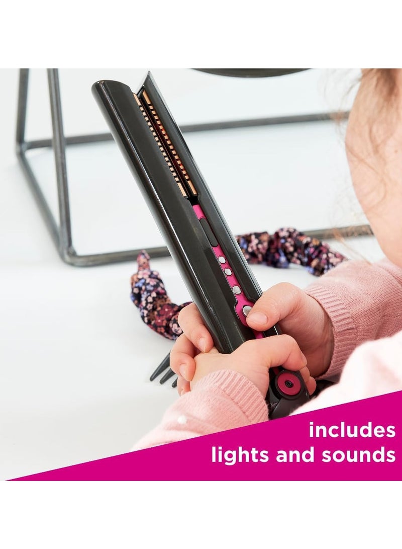 for Dyson Toys Deluxe Styling Set - Supersonic & Corrale Toy Hairdryer and Straightener with Real Functions | Interactive Lights & Sounds | Suitable for Children Aged 3+