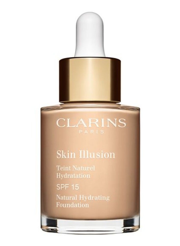 CLARINS Skin Illusion SPF 15 Natural Hydrating Foundation - 105N, 30ml