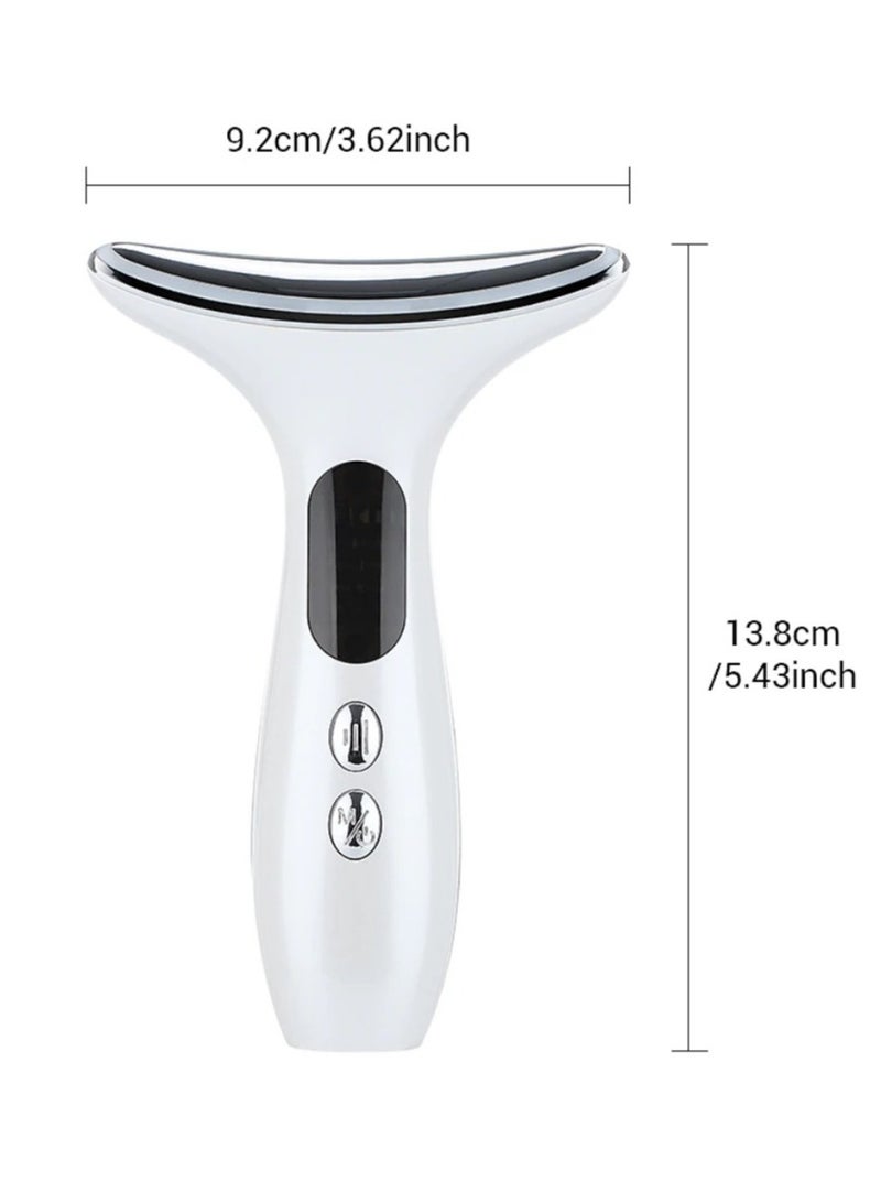 Premium Face Massager Beauty Machine, Double Chin Therapy Facial Lifting Vibration Neck Firming Massager for Women Men Anti Wrinkle Remove Fine Lines Neck Skin Tightening Face Lifting Machine