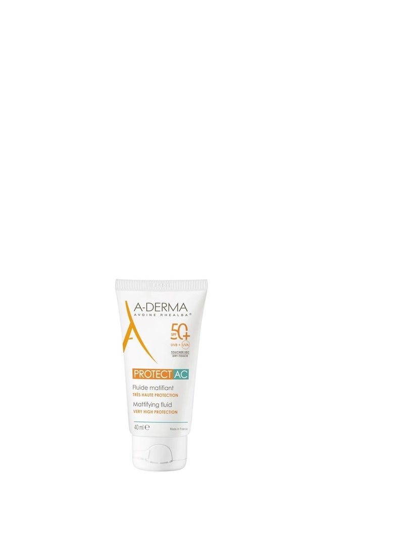 A DERMA PROTECT AC MATIFYING FLUID SUNSCREEN FOR ACNE SKIN SPF50 + 40ML