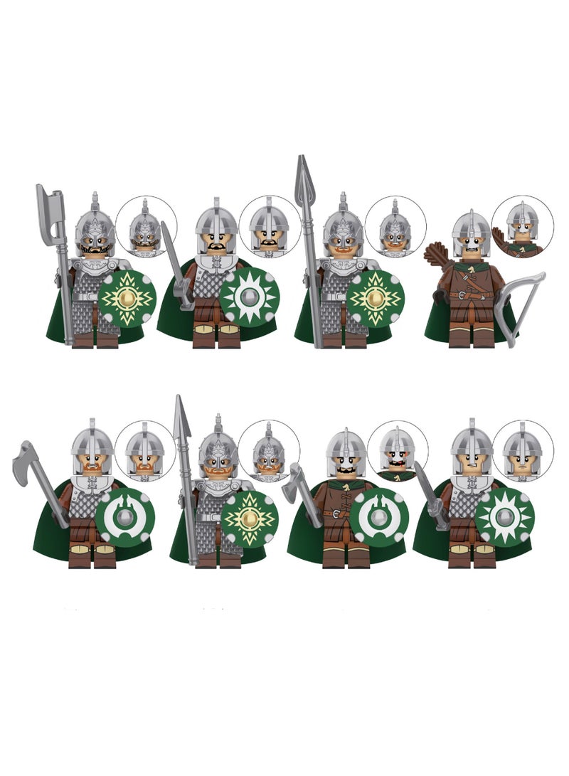 Middle Ancient Rohan Knight Guard Assembled Figurine Block Toys