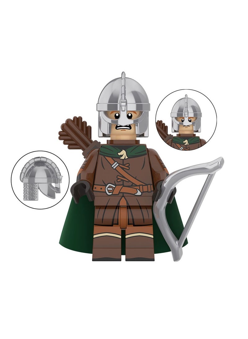 Middle Ancient Rohan Knight Guard Assembled Figurine Block Toys