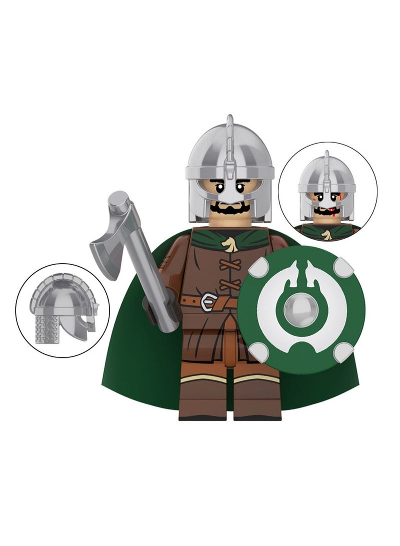Middle Ancient Rohan Knight Guard Assembled Figurine Block Toys