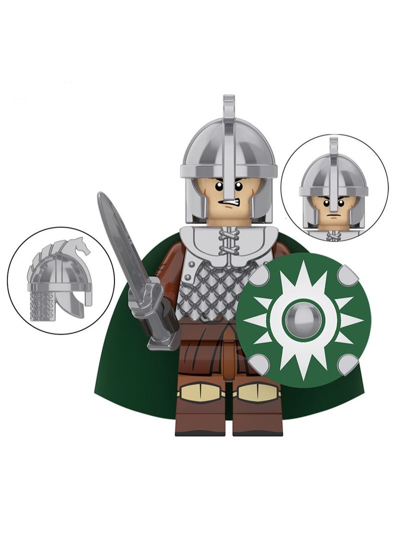 Middle Ancient Rohan Knight Guard Assembled Figurine Block Toys