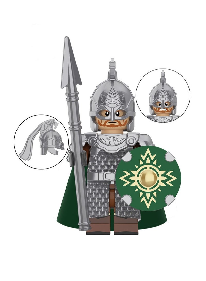 Middle Ancient Rohan Knight Guard Assembled Figurine Block Toys