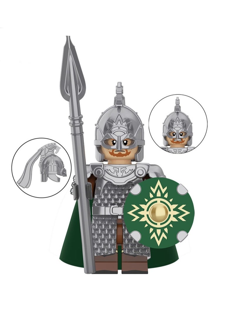Middle Ancient Rohan Knight Guard Assembled Figurine Block Toys