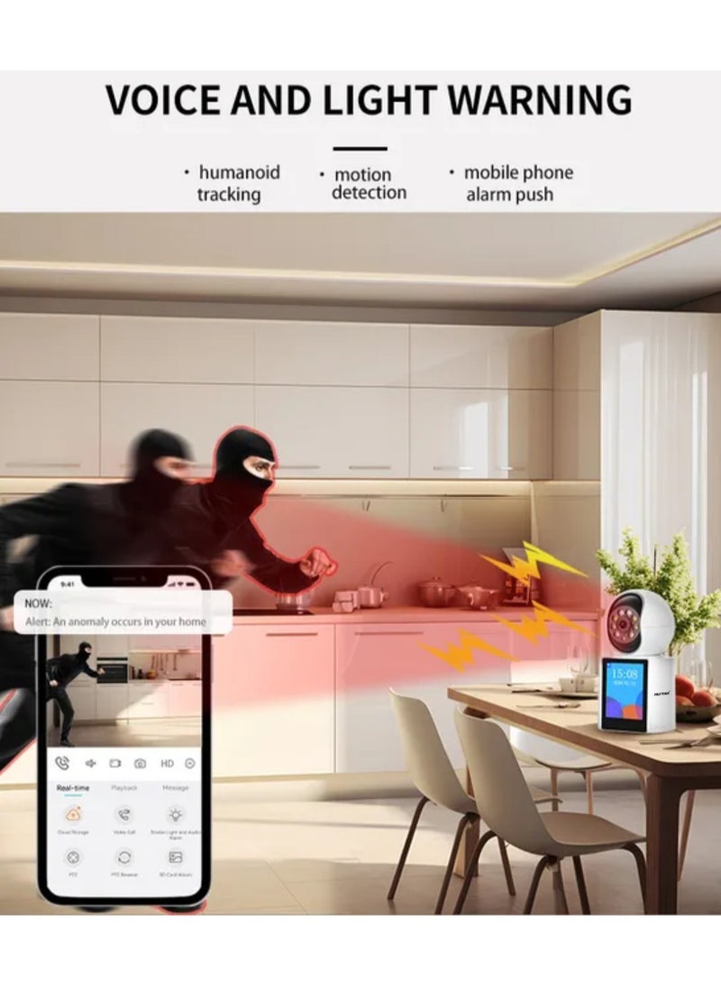 5MP Video Call Smart Camera, Free Video Calling, Motion Detection, Color and IR Night vision, Mobile Alarm, HD Resolution