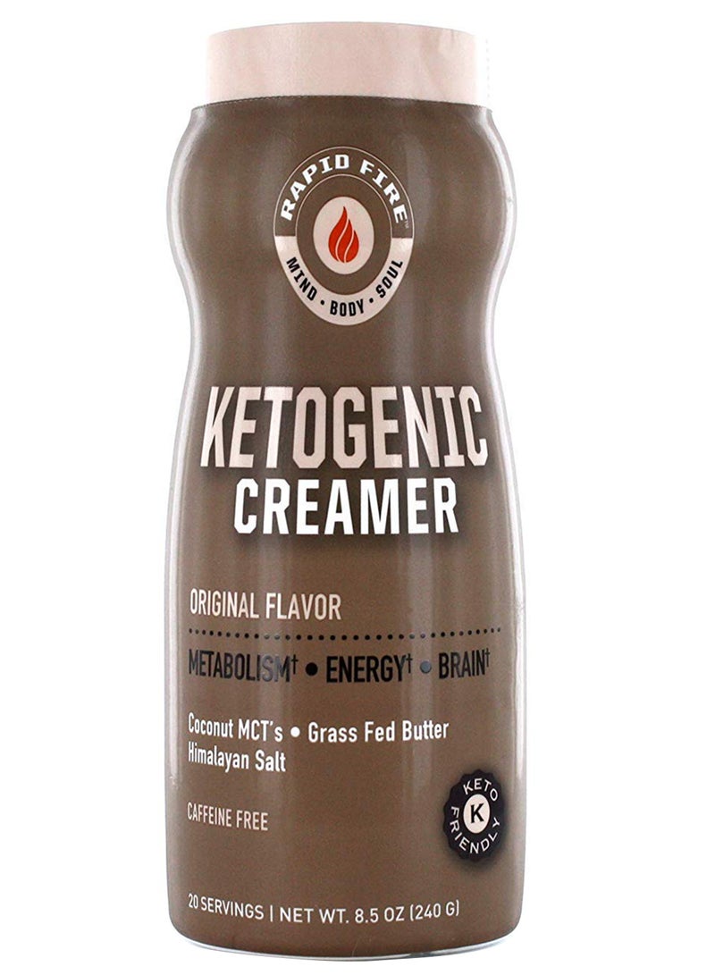 Ketogenic Creamer With Mct Oil For Coffee Or Tea, Supports Energy And Metabolism, Weight Loss, Ketogenic Diet, 20 Servings, 8.5 Oz