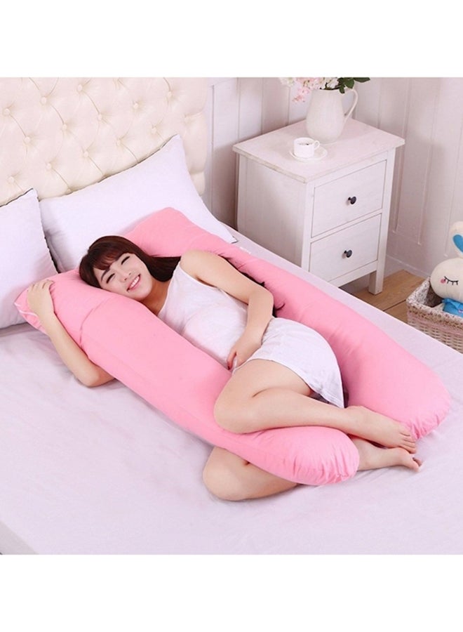 Cotton Maternity Pillow Cotton Pink 120x80cm