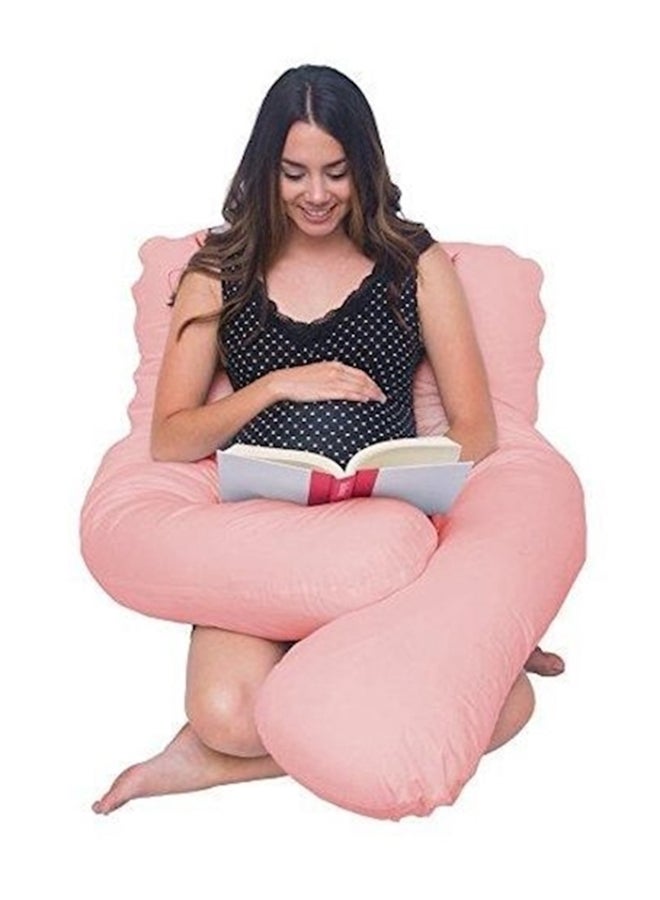 Cotton Maternity Pillow Cotton Pink 120x80cm