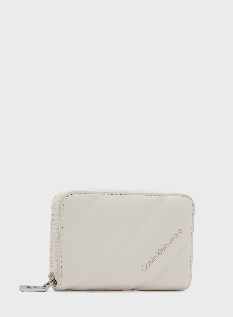 Quilted Zip Over Wallet